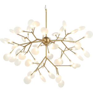 Hydragea Bloom LED 35.38 inch Gold Pendant Ceiling Light