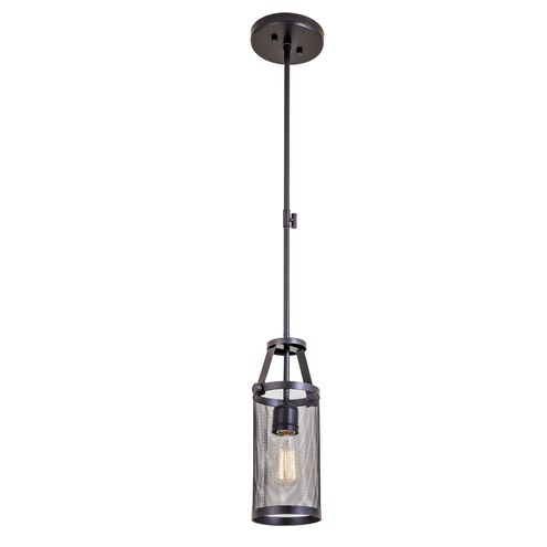 Gastown 1 Light 6 inch Graphite Net Mini-pendant Ceiling Light