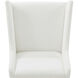 Balboa Coastal Grey Dining Chair, Wooden, Upholstered