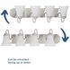 Classic 4 Light 30 inch Brushed Nickel Bath Vanity Wall Light