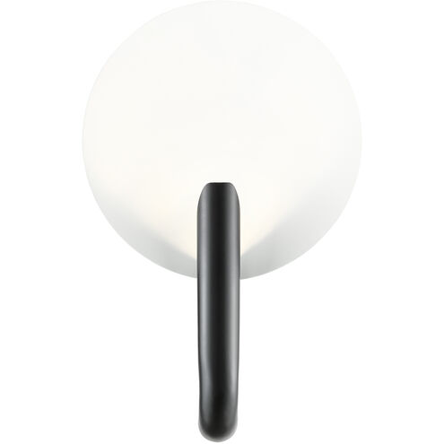 Tirtoff 1 Light 10 inch Satin Black/Sugar White ADA Wall Sconce Wall Light