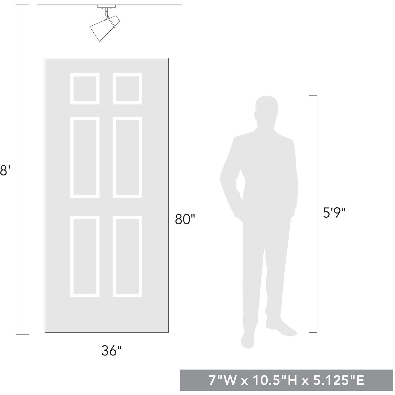 Reeva 1 Light 7 inch Modern Brass Semi-Flush Mount Ceiling Light in Glossy Ecru