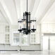 Sierra 4 Light 14 inch Black Up Mini Pendant Ceiling Light