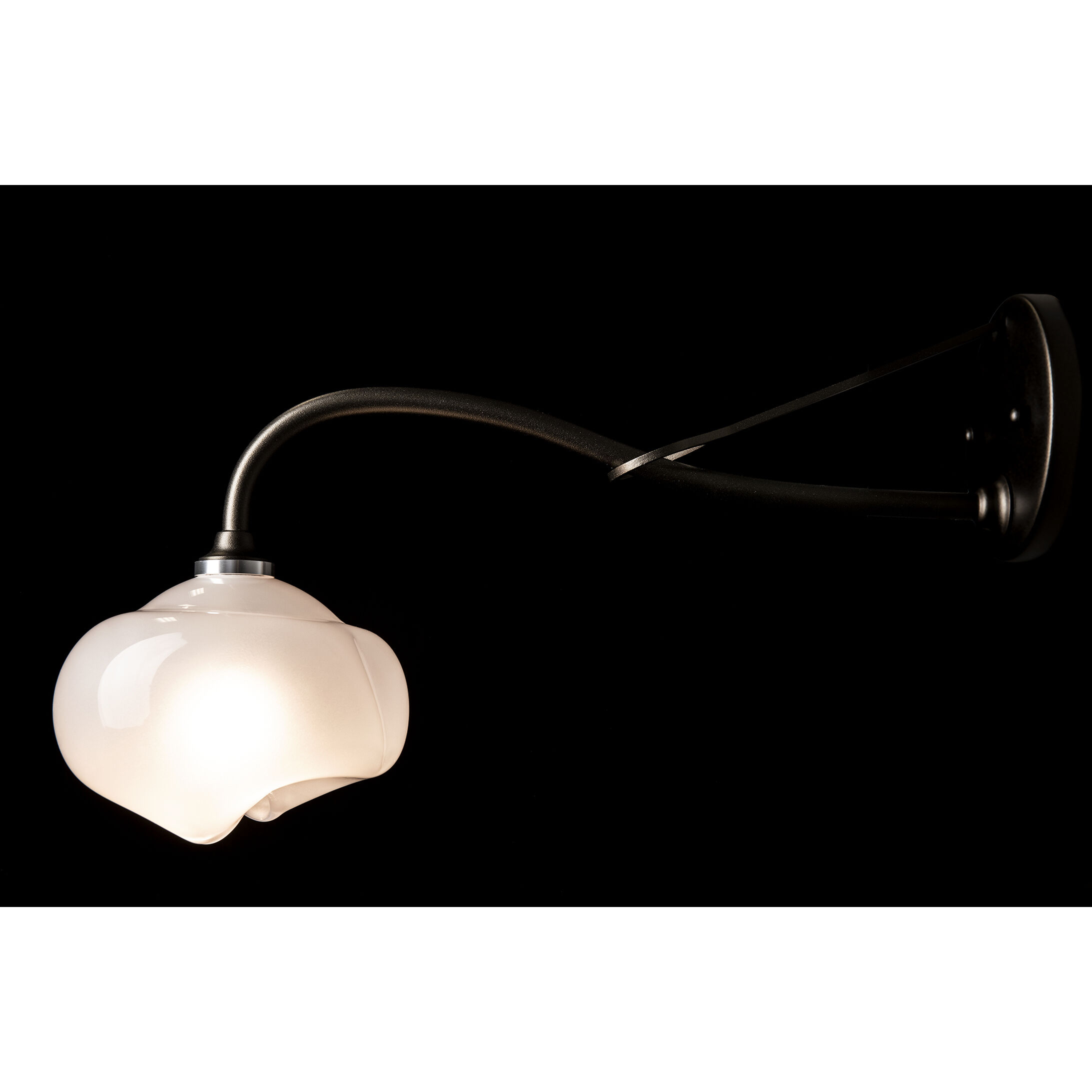 Ume 1 Light 5.9 inch Oil Rubbed Bronze Long-Arm Sconce Wall Light in Frosted, Long-Arm