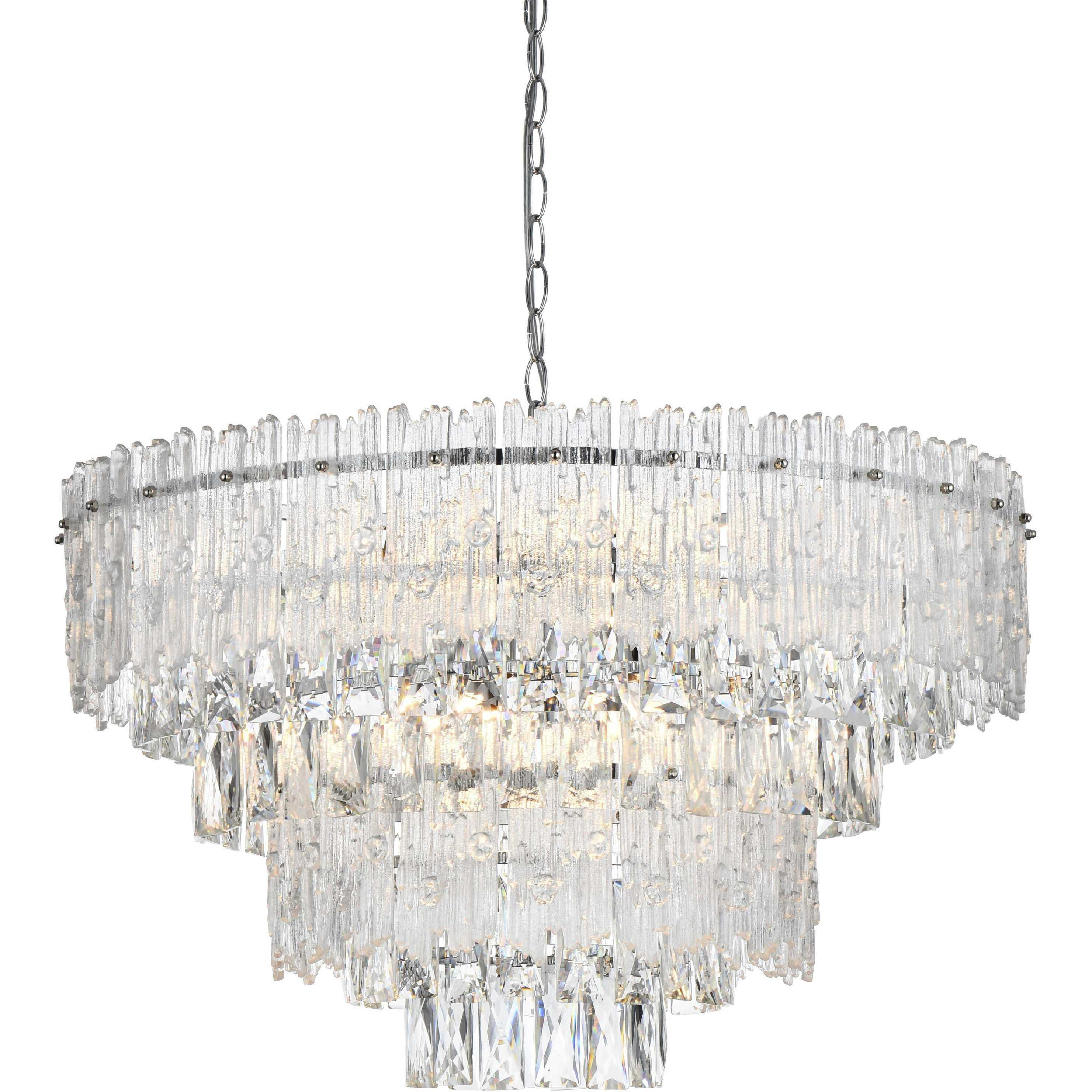 Emilia 8 Light 25 inch Chrome Chandelier Ceiling Light