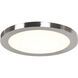 Disc LED 5.5 inch Brushed Steel Flush Mount Ceiling Light