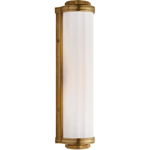 Thomas O'Brien Milton Road 2 Light 3.5 inch Hand-Rubbed Antique Brass Bath Light Wall Light