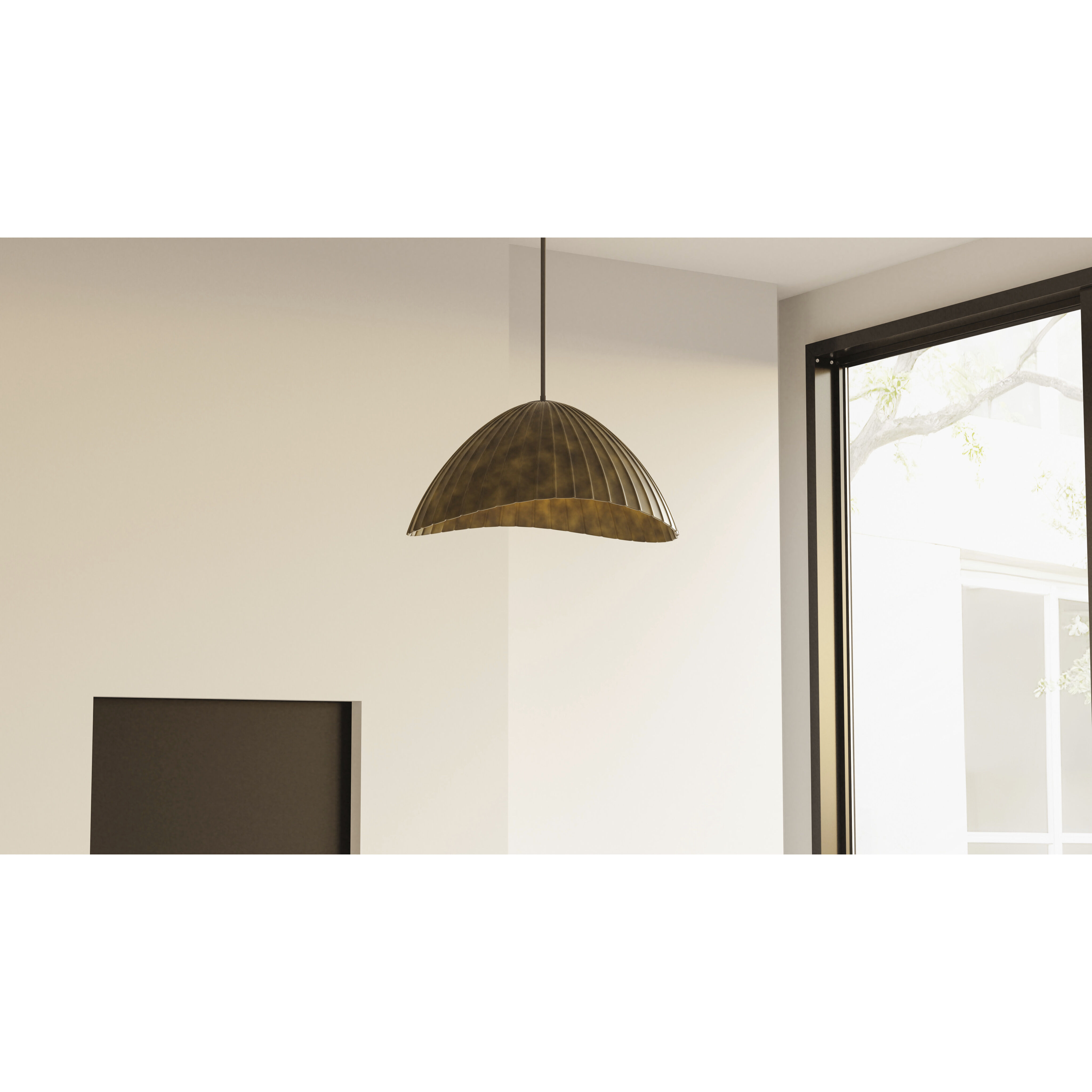 Ariel 4 Light 24 inch Matte Black Pendant Ceiling Light, Large