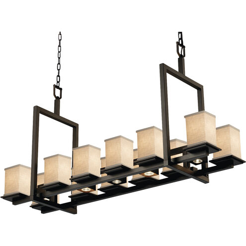 Textile 12 Light 14 inch Dark Bronze Chandelier Ceiling Light, Montana Family, Choices