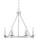 Middleton 6 Light 25 inch Satin Nickel Chandelier Ceiling Light, Essentials