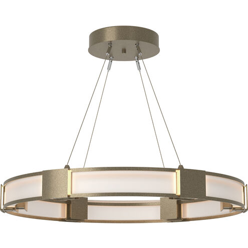 Aura 6 Light 28.9 inch Soft Gold Pendant Ceiling Light in Frosted