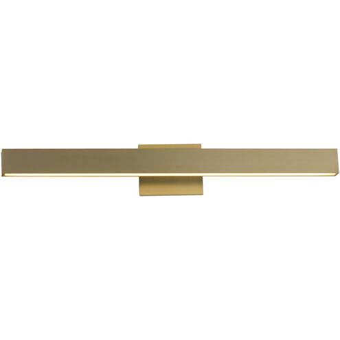 Alumilux Sideline LED 30 inch Satin Brass Bath Vanity Wall Light