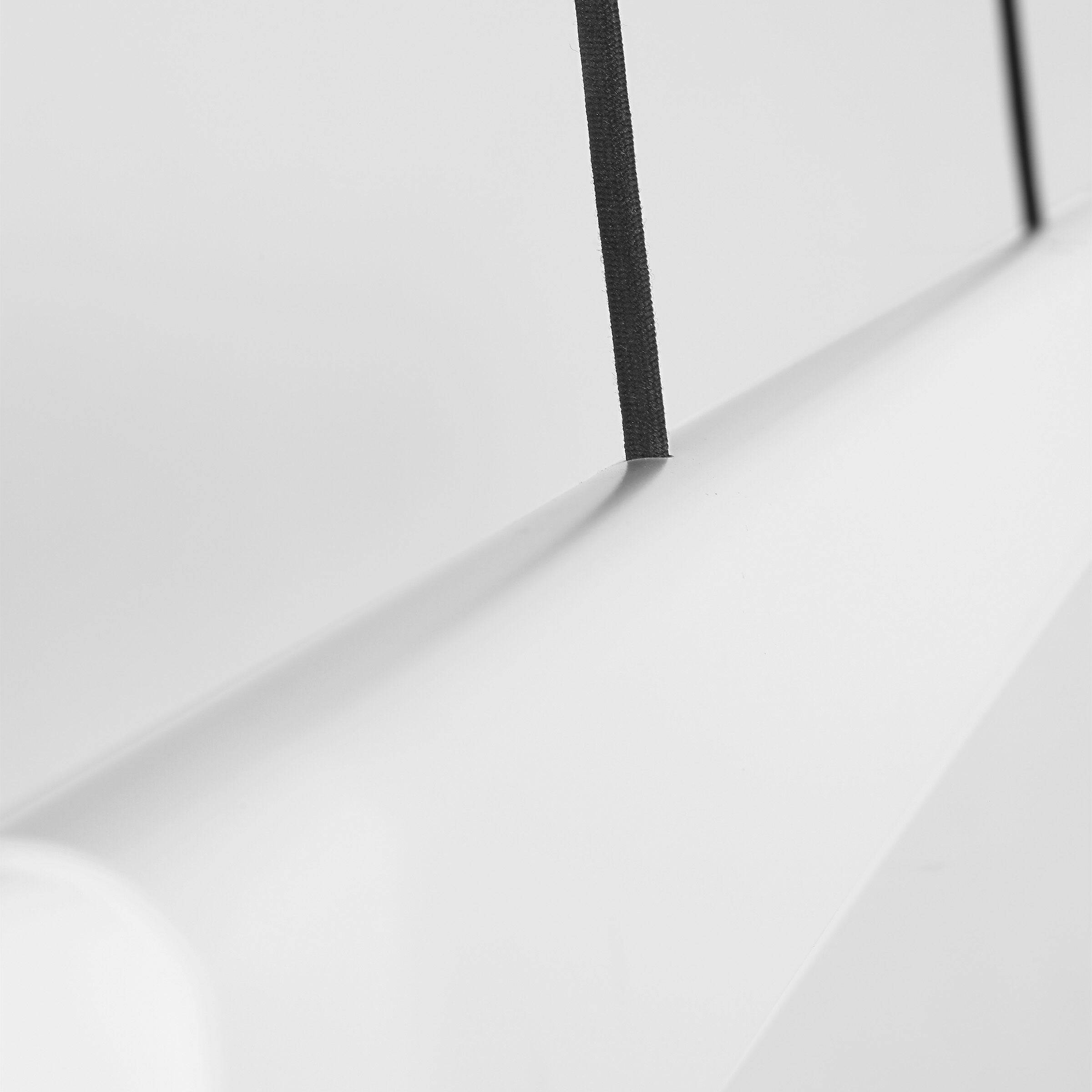 Peter Bristol Cloak LED 60 inch Matte White Linear Chandelier Ceiling Light