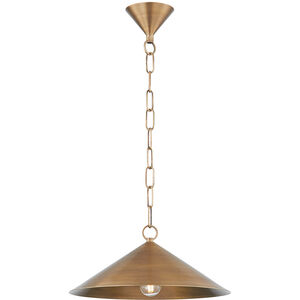 Midvale 1 Light 14.75 inch Patina Brass Pendant Ceiling Light