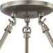 Brentwood 2 Light 13 inch Brushed Nickel Semi-Flush Ceiling Light
