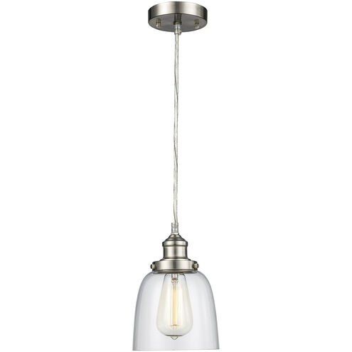Jenny 1 Light 6 inch Brushed Nickel Pendant Ceiling Light