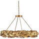 Apollo 28 Light 51 inch Contemporary Gold Leaf/Painted Gold Chandelier Ceiling Light