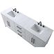 Millie 84 X 35 inch Grey Bathroom Vanity Cabinet