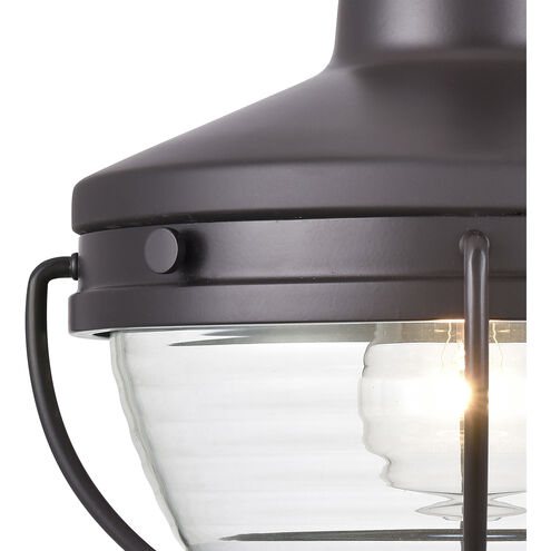 Eastport 1 Light 12 inch Oil Rubbed Bronze Outdoor Post Light