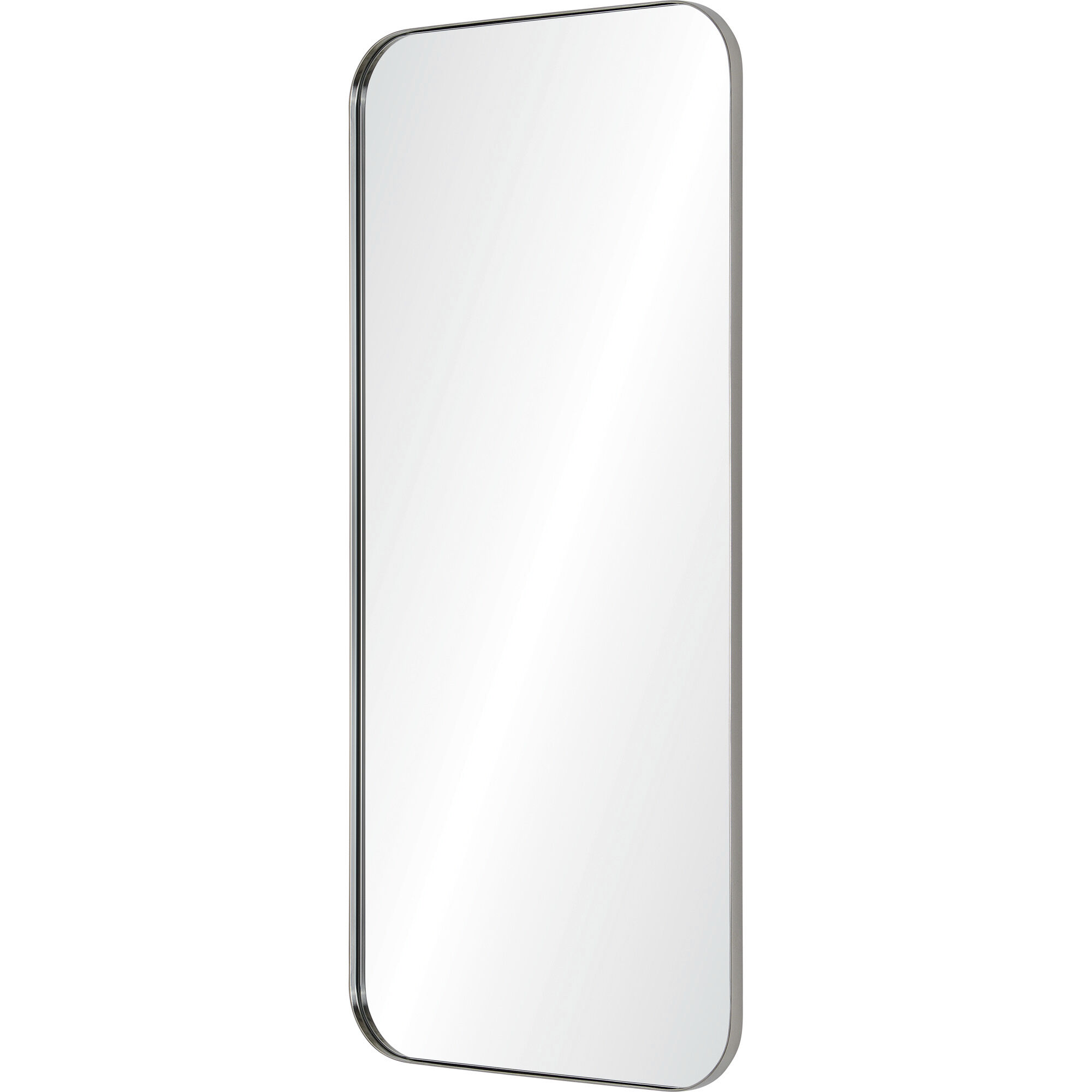 Delphinus 46 X 20 inch Satin NIckel Wall Mirror