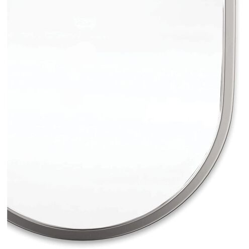 Canal 40 X 24 inch Polished Nickel Mirror