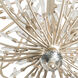 Bask 6 Light 26.5 inch Gold Dust Pendant Ceiling Light