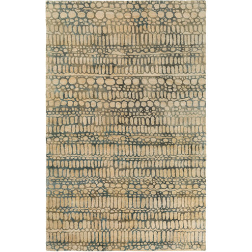 Natural Affinity 90 X 60 inch Neutral and Yellow Area Rug, Wool