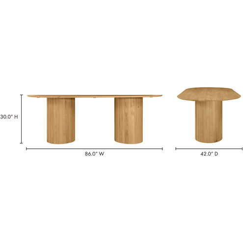Povera 86 X 42 inch Natural Dining Table