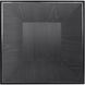 Checkmate 38 X 38 inch Checkmate Black with Clear Coffee Table