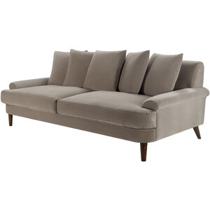 Cila Medium Gray / Dark Brown Sofa