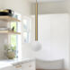 Elixir LED 4 inch Brushed Gold Pendant Ceiling Light