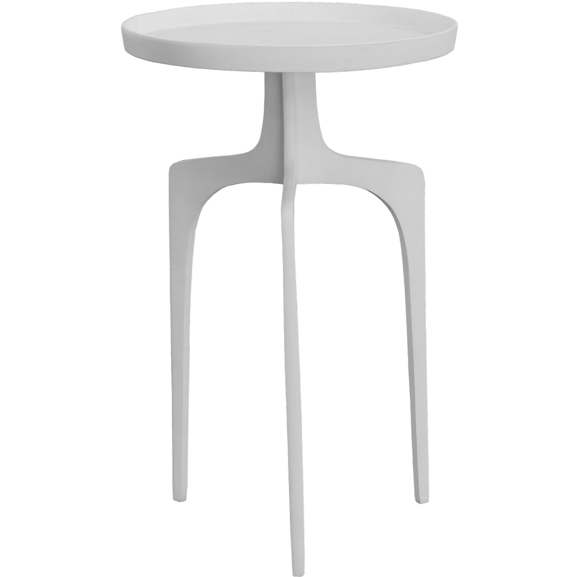 Kenna 25 X 16 inch Matte White Accent Table