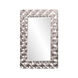 Krystal 82 X 53 inch Silver Leaf Floor Mirror