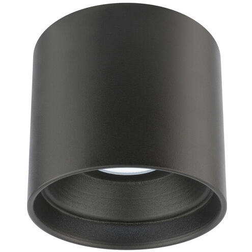 Downtown LED 5 inch Black Flush Mount Ceiling Light in 4000K, dweLED