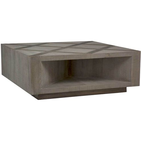 Larson 48 X 48 inch Untouched Elm / Charcoal Oak Coffee Table