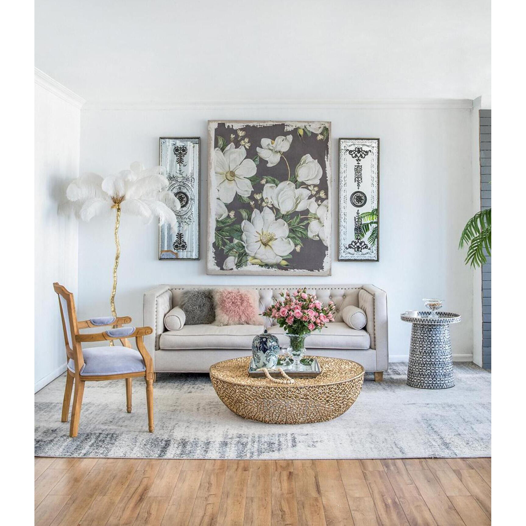 Doorways Bronze and Mirrored Wall Art, Set of 2