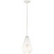 Quintus 1 Light 9.25 inch Gloss White Pendant Ceiling Light
