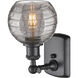Ballston Athens Deco Swirl 1 Light 5.88 inch Matte Black Sconce Wall Light