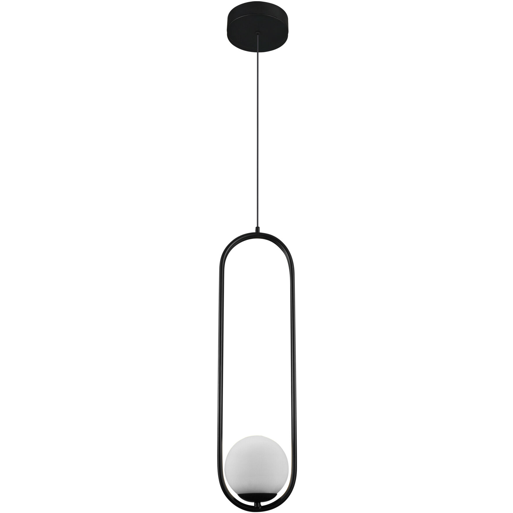 Capri 5.5 inch Black Pendant Ceiling Light