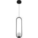 Capri 6 inch Black Pendant Ceiling Light