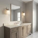 C&M by Chapman & Myers Ashford 1 Light 4.5 inch Polished Nickel Bath Vanity Wall Light