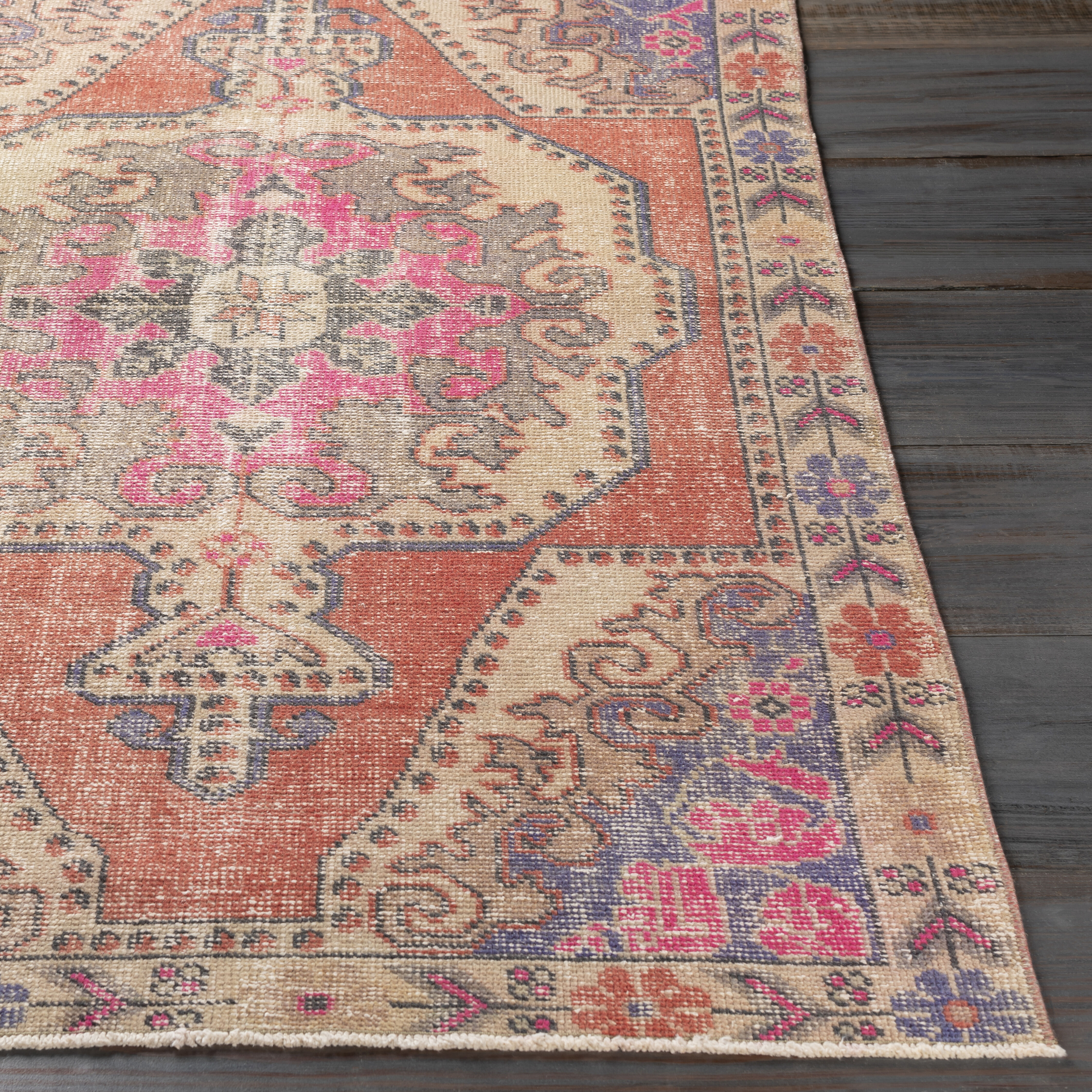 Antique One of a Kind 80 X 50 inch Rug, Rectangle