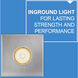 Sparta Dot 12v 2.50 watt Stainless Steel Landscape Button Light, Square