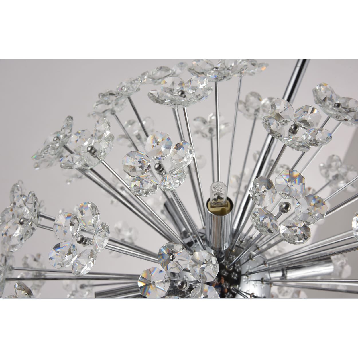 Canada 6 Light 15.75 inch Chrome Chandelier Ceiling Light