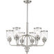 Lawrenceville 6 Light 26 inch Brushed Nickel Chandelier Ceiling Light