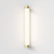 Burlington LED 4.65 inch Matte Gold Bathroom Wall Light