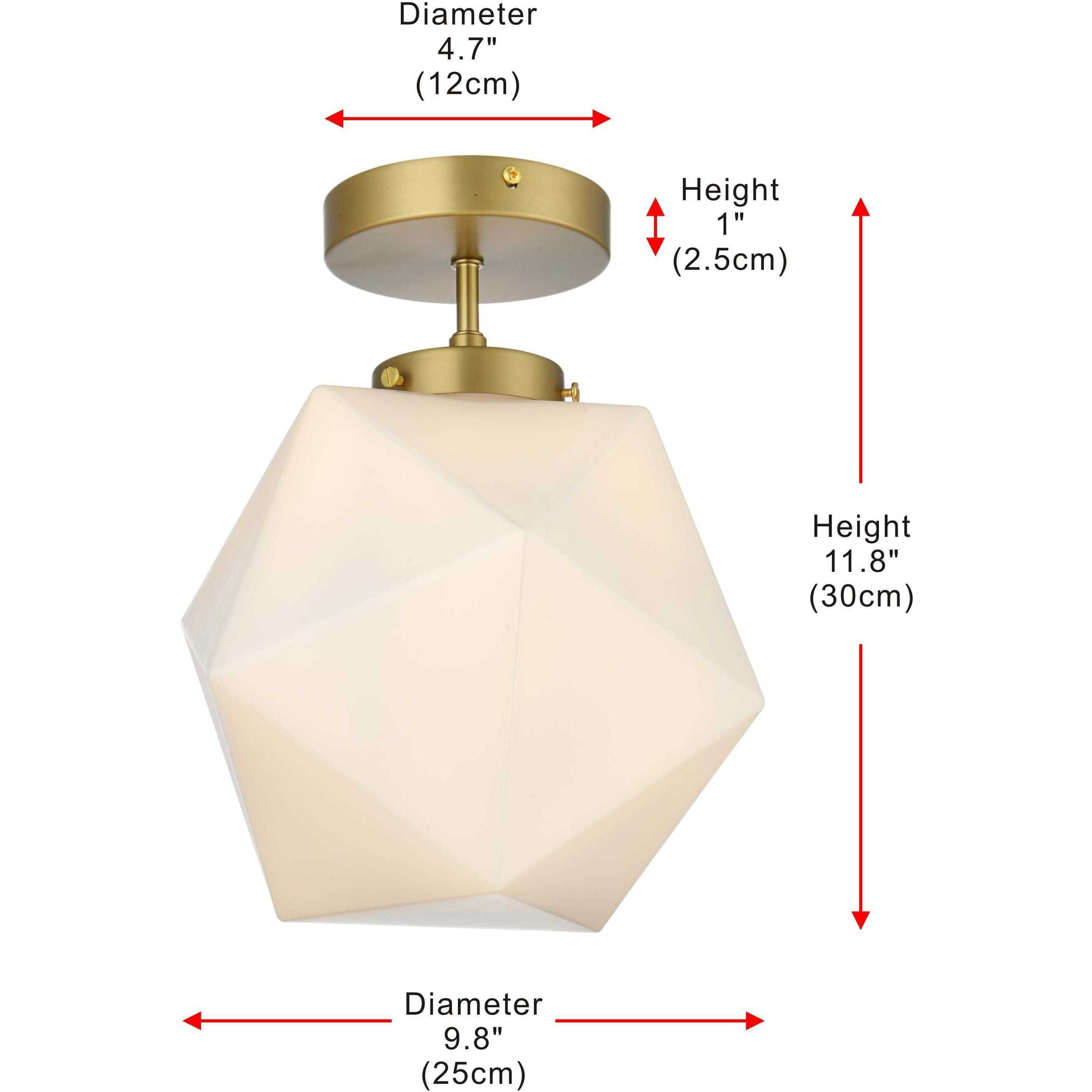 Lawrence 1 Light 10 inch Satin Gold Flush Mount Ceiling Light