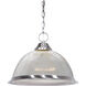 Brentwood 1 Light 15 inch Brushed Nickel Pendant Ceiling Light