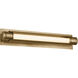 Avroko Capa LED 24 inch Hand Rubbed Antique Brass Vanity Light Wall Light