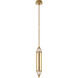 Kelly Wearstler Appareil LED 6 inch Antique-Burnished Brass Lantern Pendant Ceiling Light, Small